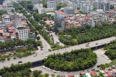 Dọc trục đường Hồ Tây - Ba Vì có nhiều dự án khu nhà ở.