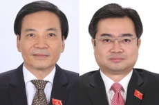 Phó Chủ nhiệm Văn phòng Chính phủ Trần Văn Sơn (ảnh trái); Thứ trưởng Bộ Xây dựng Nguyễn Thanh Nghị (ảnh phải)