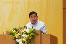 Bộ trưởng Nguyễn Chí Dũng phát biểu tại hội nghị Chính phủ với địa phương. Ảnh VGP