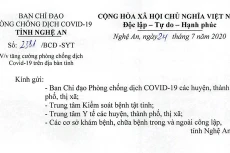 Nghệ An yêu cầu những người đã đến Đà Nẵng trong 14 ngày qua khai báo y tế