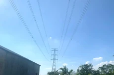 Dự án Đường dây 500 kV Tây Hà Nội - Thường Tín đã chậm tiến độ 16 tháng. Ảnh: EVNNPT