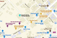 Khu đất Trung tâm Văn hóa TP. Long Xuyên (cũ) tại đường Trần Hưng Đạo, TP. Long Xuyên, tỉnh An Giang có giá khởi điểm 194,339 tỷ đồng. Ảnh: Tiên Giang