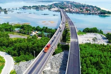 Hầm Hải Vân 2, công trình hầm đường bộ dài nhất Đông Nam Á, được khánh thành ngày 11/1/2021. Ảnh: Song Lê