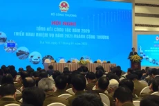 Toàn cảnh Hội nghị Tổng kết công tác năm 2020, triển khai nhiệm vụ năm 2021 ngành Công Thương. Ảnh: Việt Anh