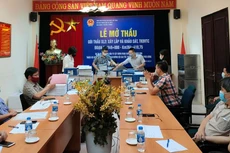 Có 1 nhà thầu liên danh và 2 nhà thầu độc lập nộp hồ sơ dự thầu Gói thầu XL2 của Dự án thành phần Đầu tư xây dựng đoạn Quốc lộ 45 - Nghi Sơn. Ảnh: Bích Thảo