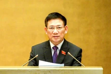 Bộ trưởng Bộ Tài chính nhiệm kỳ 2016 - 2021 Hồ Đức Phớc trình bày Báo cáo Kết quả thực hành tiết kiệm, chống lãng phí năm 2020.