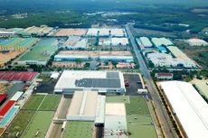 Lũy kế đến cuối tháng 5/2021, các khu công nghiệp, khu kinh tế trên cả nước có 10.853 dự án đầu tư nước ngoài còn hiệu lực với tổng vốn đăng ký khoảng 228,4 tỷ USD. Ảnh: Lê Tiên
