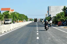 Công trình mở rộng Quốc lộ 1 đoạn Km1063+877 - Km1092+577 tỉnh Quảng Ngãi đã đưa vào khai thác từ năm 2016. Ảnh: M. Toàn
