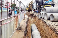 Theo cam kết, Dự án Môi trường bền vững các thành phố duyên hải - Tiểu dự án Nha Trang phải hoàn thành trước ngày 31/12/2022. Ảnh: Khánh Hòa