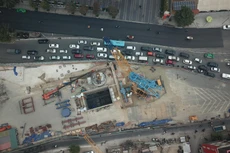 Robot đào hầm của tuyến đường sắt đô thị số 3, đoạn Nhổn - ga Hà Nội được lắp ráp như thế nào?