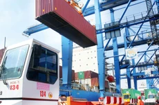 Chi phí cho một container 40 feet hàng nông sản từ Việt Nam xuất khẩu đi Mỹ vào tháng 3/2021 là 7.500 USD và hiện nay là 12.000 USD. Ảnh: Lê Tiên