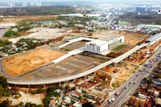 4 tháng đầu năm 2021, vốn đầu tư từ nguồn ngân sách nhà nước thực hiện đạt 98,7 nghìn tỷ đồng, bằng 21,5% kế hoạch năm và tăng 16,3% so với cùng kỳ năm 2020. Ảnh: Lê Tiên