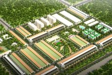 Dự án Nhà ở xã hội phường Tân Lợi, TP. Buôn Ma Thuột, tỉnh Đắk Lắk có diện tích khoảng 3,87 ha, gồm khoảng 224 căn nhà ở xã hội liền kề thấp tầng và 37 căn nhà ở thương mại liền kề. Ảnh: Phước Khánh