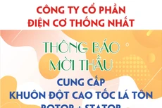 THÔNG BÁO MỜI THẦU