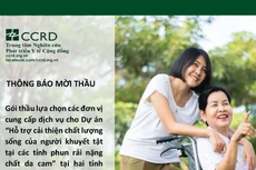 THÔNG BÁO MỜI THẦU