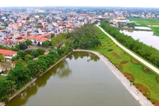 Dự án Đầu tư xây dựng Khu nhà ở Bình Minh Phố Hiến nằm trên địa bàn các xã An Vĩ, Dân Tiến và Tân Dân, huyện Khoái Châu, tỉnh Hưng Yên. Ảnh: Tuấn Dương