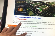 Dự án Khu đô thị Diamond City Sông Công từng được nhiều trang thông tin điện tử giới thiệu nhà đầu tư là Công ty TNHH Sản xuất, Lắp ráp Tuấn Nghĩa. Ảnh: Nhã Chi