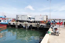 Công ty CP Xây dựng công trình thủy Hà Nội vừa trúng Gói thầu QB07 Nâng cấp và mở rộng cảng cá sông Gianh, huyện Bố Trạch, tỉnh Quảng Bình. Ảnh: Báo Quảng Bình