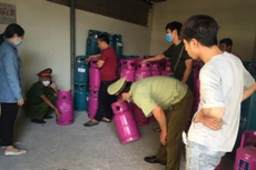 Tạm giữ số lượng lớn chai LPG các loại có dấu hiệu xâm phạm quyền sở hữu trí tuệ