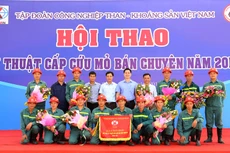 Than Nam Mẫu giành giải A toàn đoàn tại Hội thao kỹ thuật Cấp cứu mỏ bán chuyên do TKV tổ chức