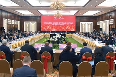 Hội nghị tổng kết quan chức cao cấp (CSOM), sự kiện bắt đầu Tuần lễ Cấp cao APEC khai mạc sáng ngày 6/11, tại Đà Nẵng. Ảnh: Nguyễn Hùng