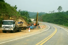 Dự án BOT Đầu tư xây dựng tuyến đường Thái Nguyên - Chợ Mới và nâng cấp, mở rộng Quốc lộ 3 đoạn Km75 - Km100 đã thông xe từ tháng 3/2017. Ảnh: Nhã Chi