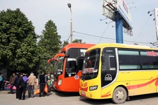 Nhiều nhà xe bị chuyển từ Bến xe Mỹ Đình về Bến xe Nước Ngầm lo lắng trước nguy cơ phá sản. Ảnh: Nhã Chi