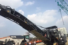 Nhà thầu Hoàng An đầu tư dây chuyền máy tái chế nguội hơn 80 tỷ đồng