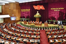 Trong 6 ngày diễn ra Hội nghị, Ban Chấp hành Trung ương Đảng đã thống nhất cao thông qua các nghị quyết, kết luận của Trung ương. Ảnh: Nhật Bắc