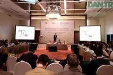 Toàn cảnh buổi công bố kết quả khảo sát mức độ hài lòng của DN về cải cách thủ tục hành chính thuế (ảnh: BD)