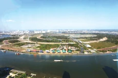 Để sớm đầu tư và hoàn thành Dự án Xây dựng cầu Thủ Thiêm 4, UBND TP.HCM kiến nghị được lựa chọn nhà đầu tư trong trường hợp đặc biệt theo Điều 26 Luật Đấu thầu. Ảnh: Hoàng Hải