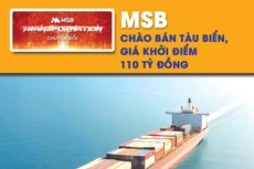 MSB chào bán tàu biển, giá khởi điểm 110 tỷ đồng