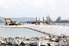 Công ty CP Xây dựng Xuân Quang đang tham gia thực hiện một số gói thầu quy mô lớn tại Đà Nẵng. Ảnh: Hải Định