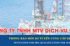 Thông báo mời sơ tuyển cung cấp dịch vụ cho Công ty Dịch vụ cơ khí Hàng hải PTSC