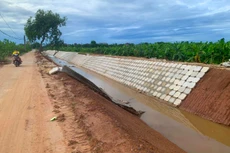 Gói thầu số 1 Thi công xây dựng công trình thuộc Dự án Cải tạo, nâng cấp đường giao thông nội đồng và hệ thống kênh Nghè Mạc (tỉnh Hưng Yên) có giá 45,2 tỷ đồng. Ảnh minh họa: Tiên Giang