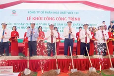 Công ty CP Hóa chất Việt Trì khởi công Dự án Dây chuyền công nghệ sản xuất khử trùng các nguồn nước phục vụ sinh hoạt và nuôi trồng thủy sản