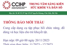 Thông báo mời thầu