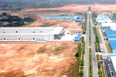 Tiến độ đầu tư, hoàn thiện hạ tầng các cụm công nghiệp nhìn chung còn chậm. Ảnh: Lê Tiên