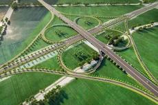 Nút giao cắt Lộ Tẻ - Rạch Sỏi thuộc Dự án cao tốc Châu Đốc - Cần Thơ - Sóc Trăng