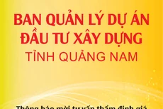 Mời tư vấn thẩm định giá thiết bị y tế Dự án Đầu tư xây mới, nâng cấp, cải tạo 5 Trung tâm Y tế tuyến huyện, tỉnh Quảng Nam