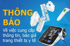 Thông báo về việc cung cấp thông tin, báo giá trang thiết bị y tế