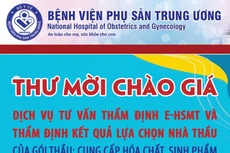 Bệnh viện Phụ sản Trung ương mời báo giá cung cấp dịch vụ tư vấn thẩm định E-HSMT và thẩm định kết quả lựa chọn nhà thầu