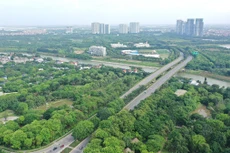 Dự án đường Vành đai 4 - Vùng Thủ đô Hà Nội qua địa phận Hưng Yên vướng mắc thủ tục đầu tư dẫn đến chậm giải ngân vốn. Ảnh: Lê Tiên