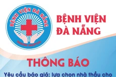 Bệnh viện Đà Nẵng thông báo yêu cầu báo giá