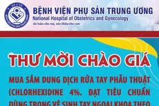 Bệnh viện Phụ sản Trung ương mời chào giá
