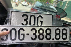 Bộ Công an cho rằng, đấu giá biển số xe ô tô mang tính đặc thù, được thực hiện trên cơ sở thí điểm, do vậy cần có cơ chế riêng. Ảnh minh họa: TL