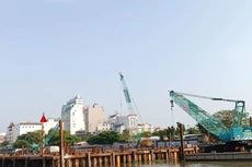 Gói thầu CT3-PW-1.8 Xây dựng âu thuyền Cái Khế đang vượt tiến độ cả về thời gian và giá trị thực hiện