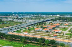 Dự án Mở rộng nâng cấp đô thị Việt Nam - Tiểu dự án TP. Vị Thanh có 6 gói thầu xây lắp. Ảnh: Anh Nam