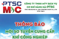Thông báo mời sơ tuyển cung cấp khí công nghiệp