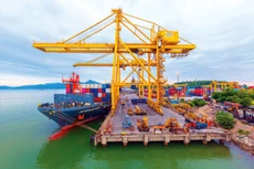Cảng Tiên Sa (Đà Nẵng), điểm cuối xuất nhập hàng hoá theo tuyến Hành lang kinh tế Đông - Tây. Ảnh: Minh Hạnh